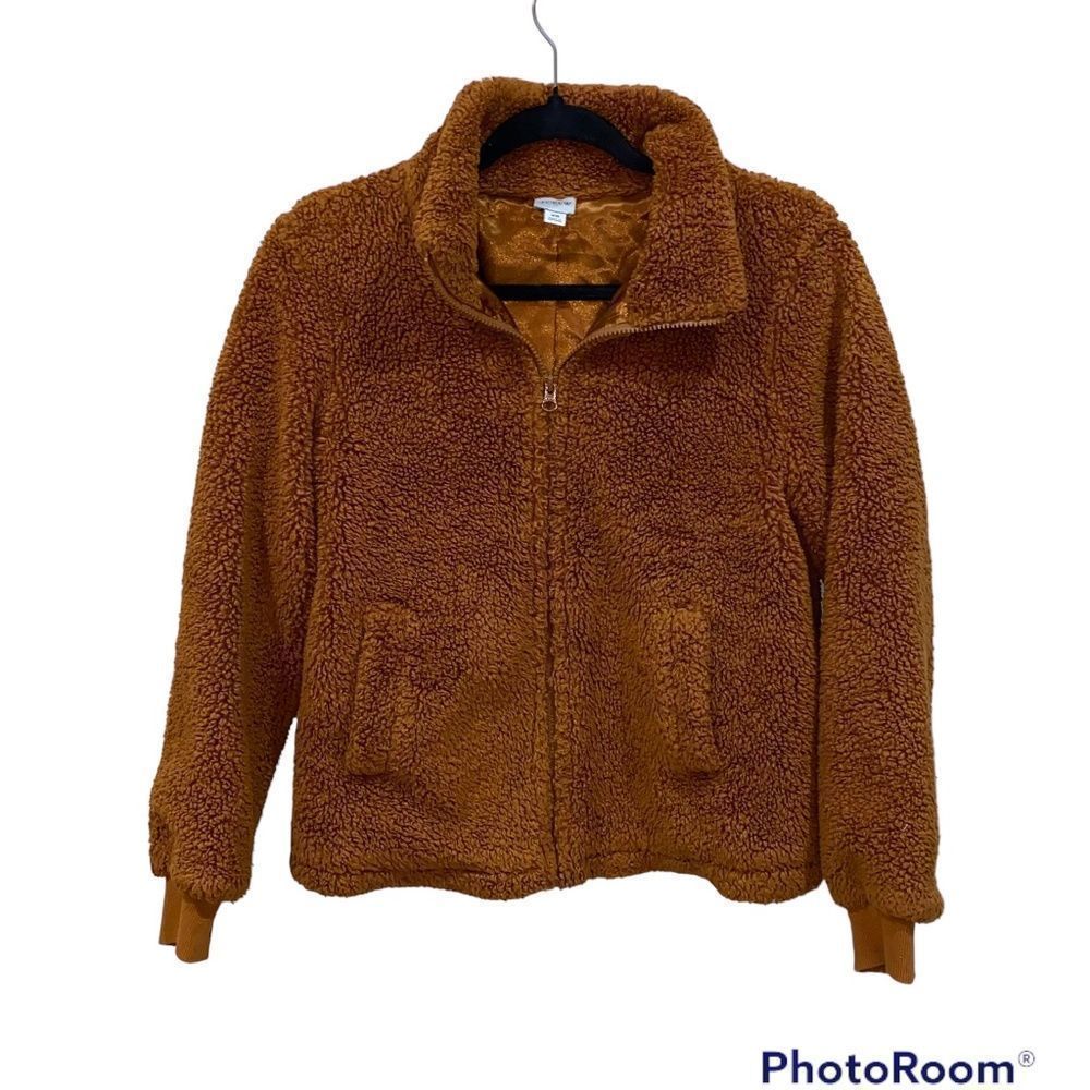 J. Crew Women's Teddy Jacket - Rust Brown